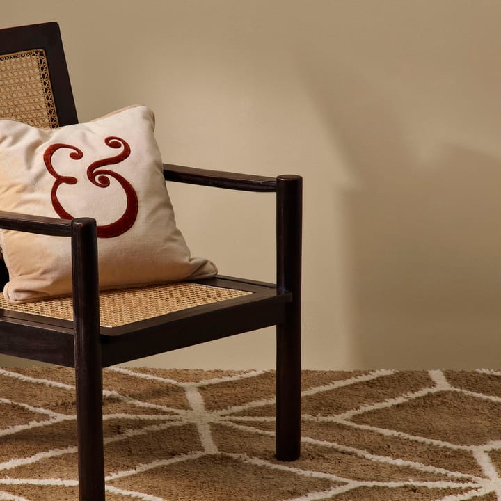 Ratna cushion cover 50x50 cm - beige-rust - Chhatwal & Jonsson