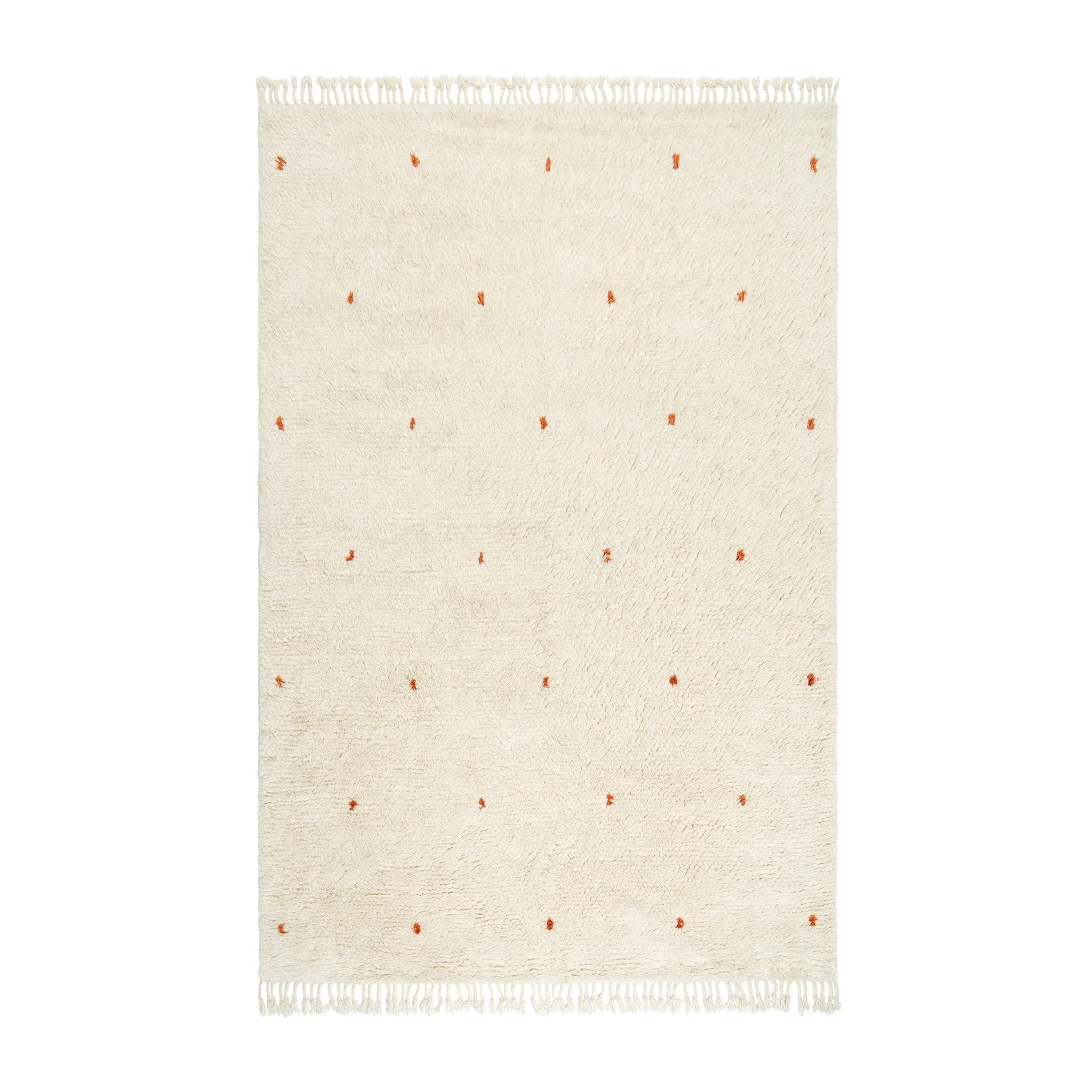 Ravi rug 177x266 cm, Off white-orange Chhatwal & Jonsson