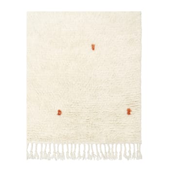 Ravi rug  177x266 cm - Off white-orange - Chhatwal & Jonsson