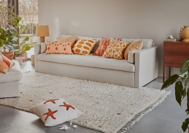 Ravi rug  177x266 cm - Off white-orange - Chhatwal & Jonsson