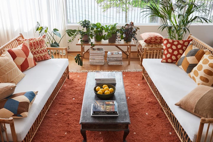 Ravi rug 177x266 cm, Orange-off white Chhatwal & Jonsson