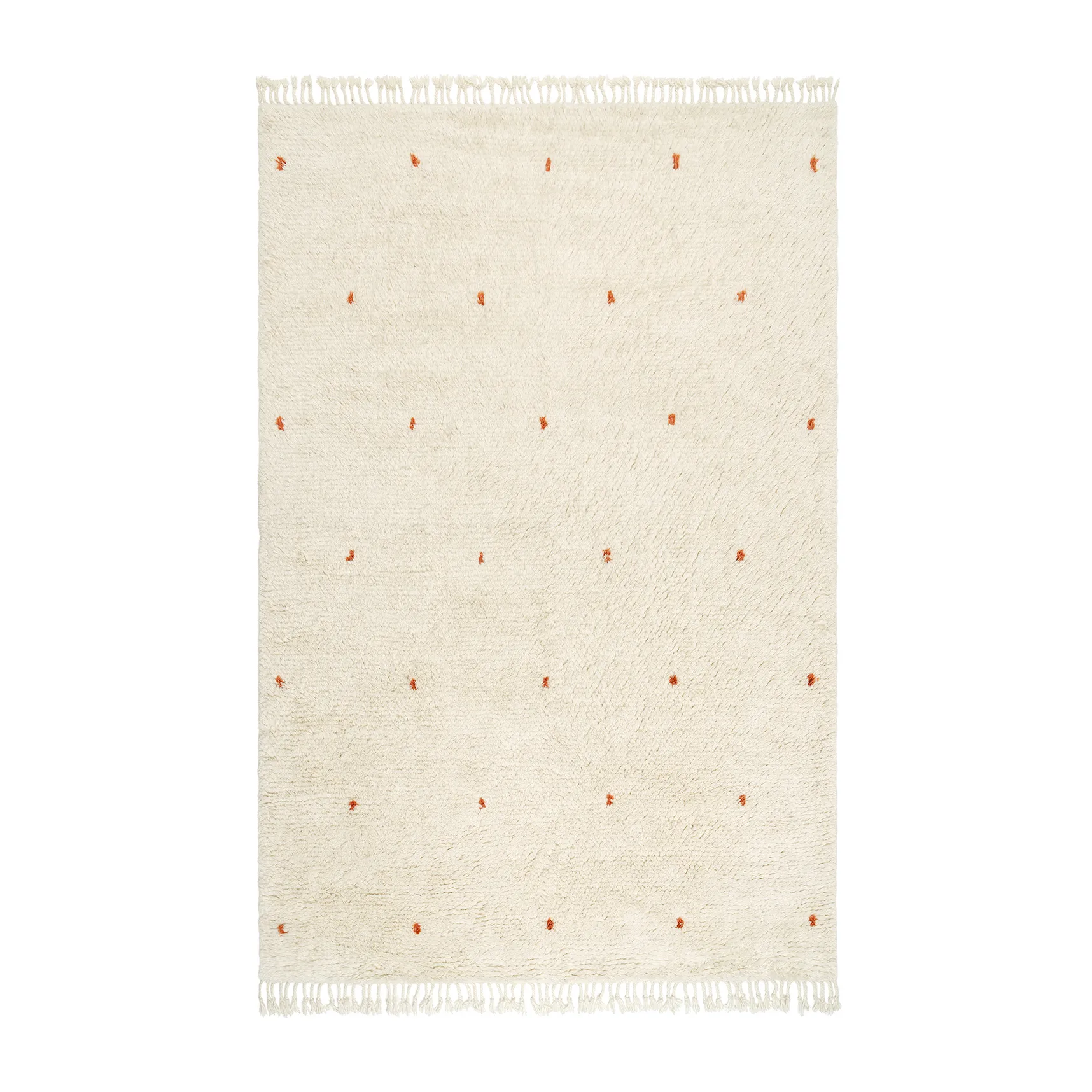 Ravi rug 230x320 cm, Off white-orange Chhatwal & Jonsson
