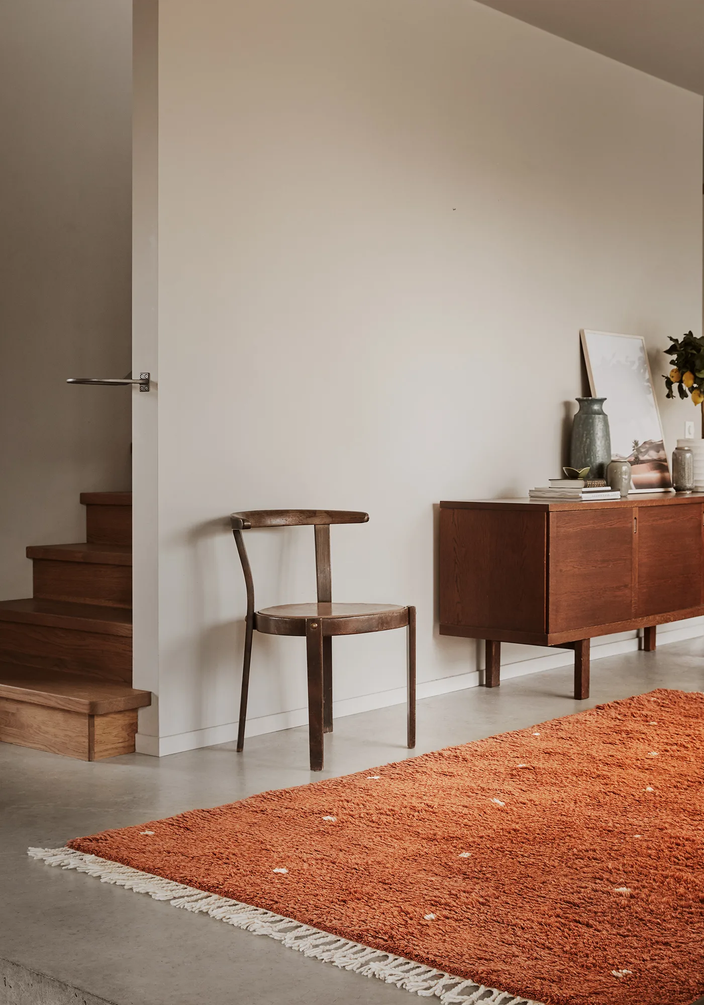 Ravi rug 230x320 cm, Orange-off white Chhatwal & Jonsson