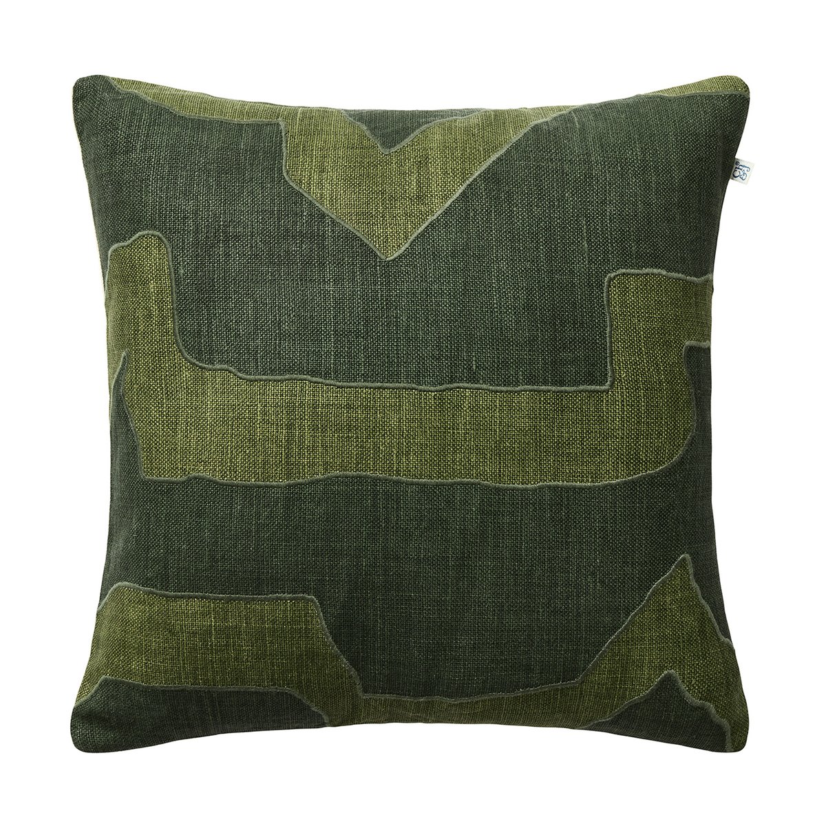 Chhatwal & Jonsson Sikkim pillowcase 50x50 cm Forest Green-Green