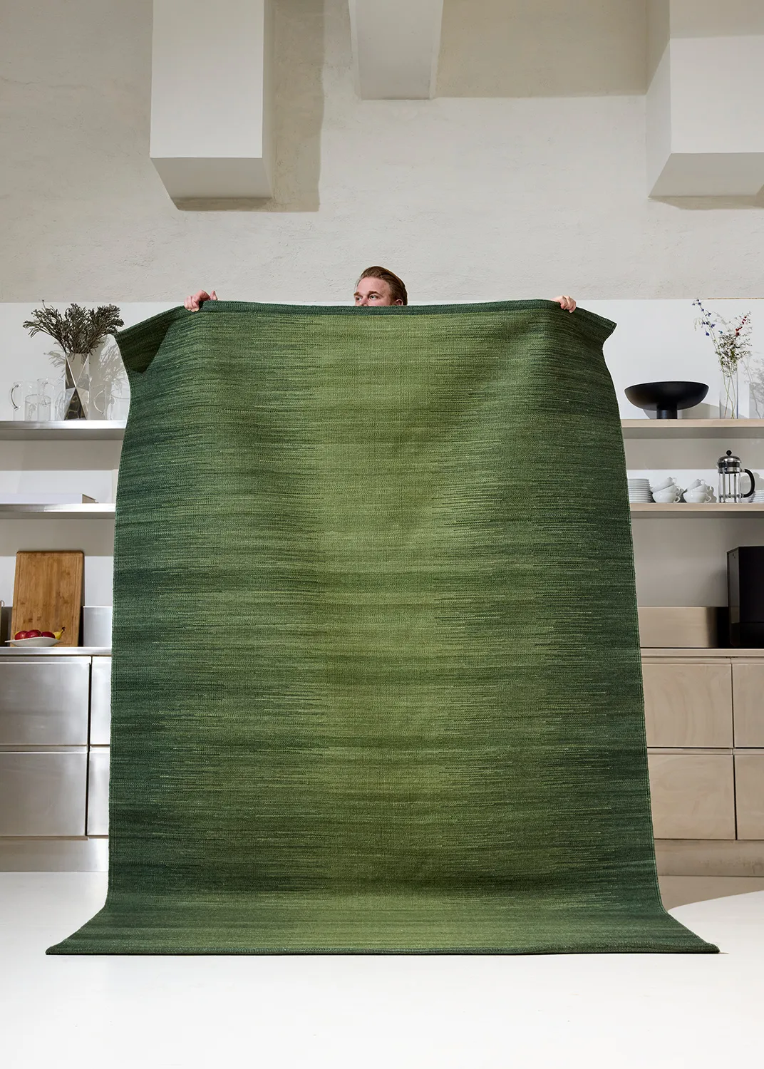 Tapti wool rug, Green, 180x270 cm Chhatwal & Jonsson