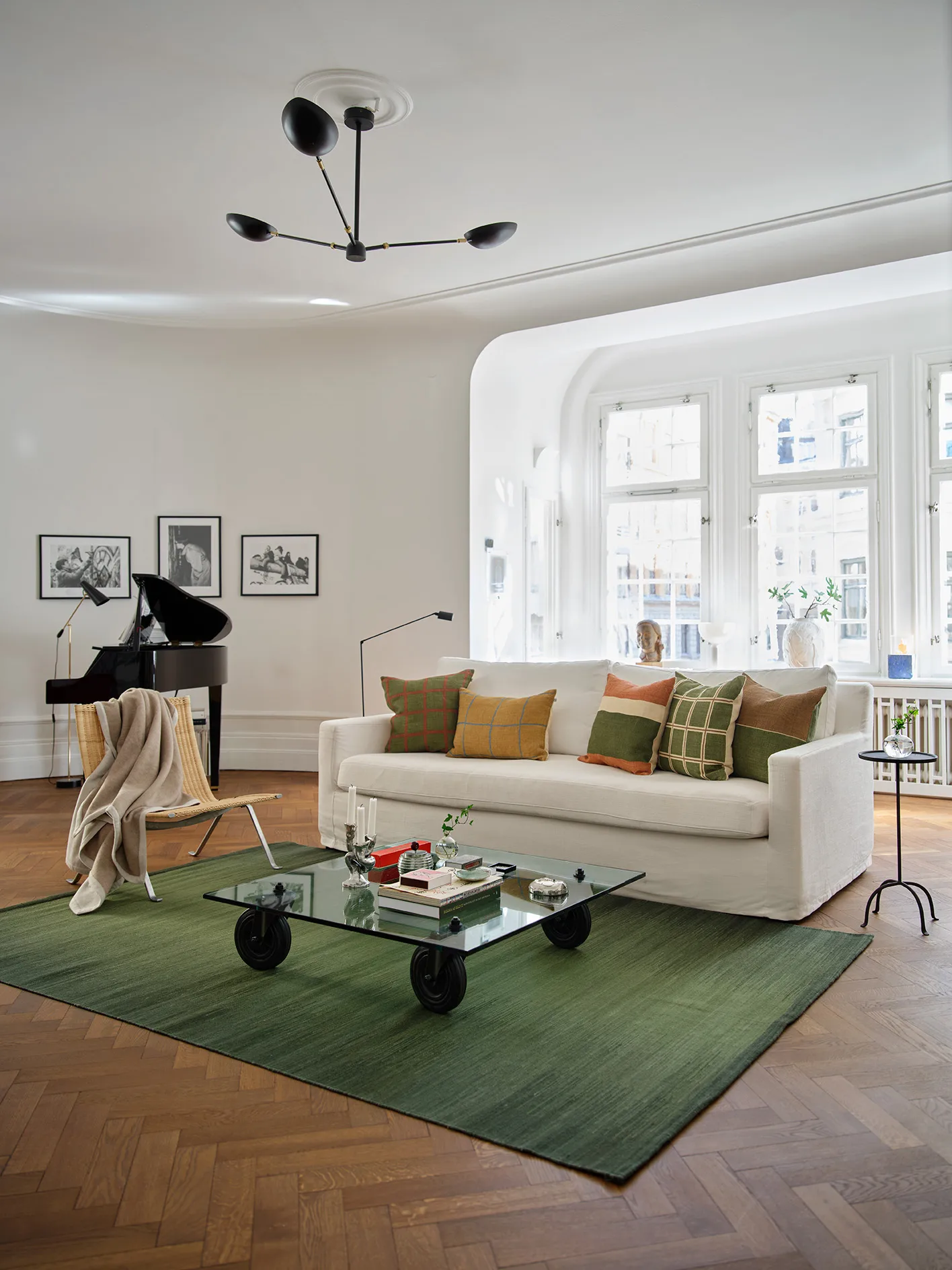 Tapti wool rug, Green, 180x270 cm Chhatwal & Jonsson