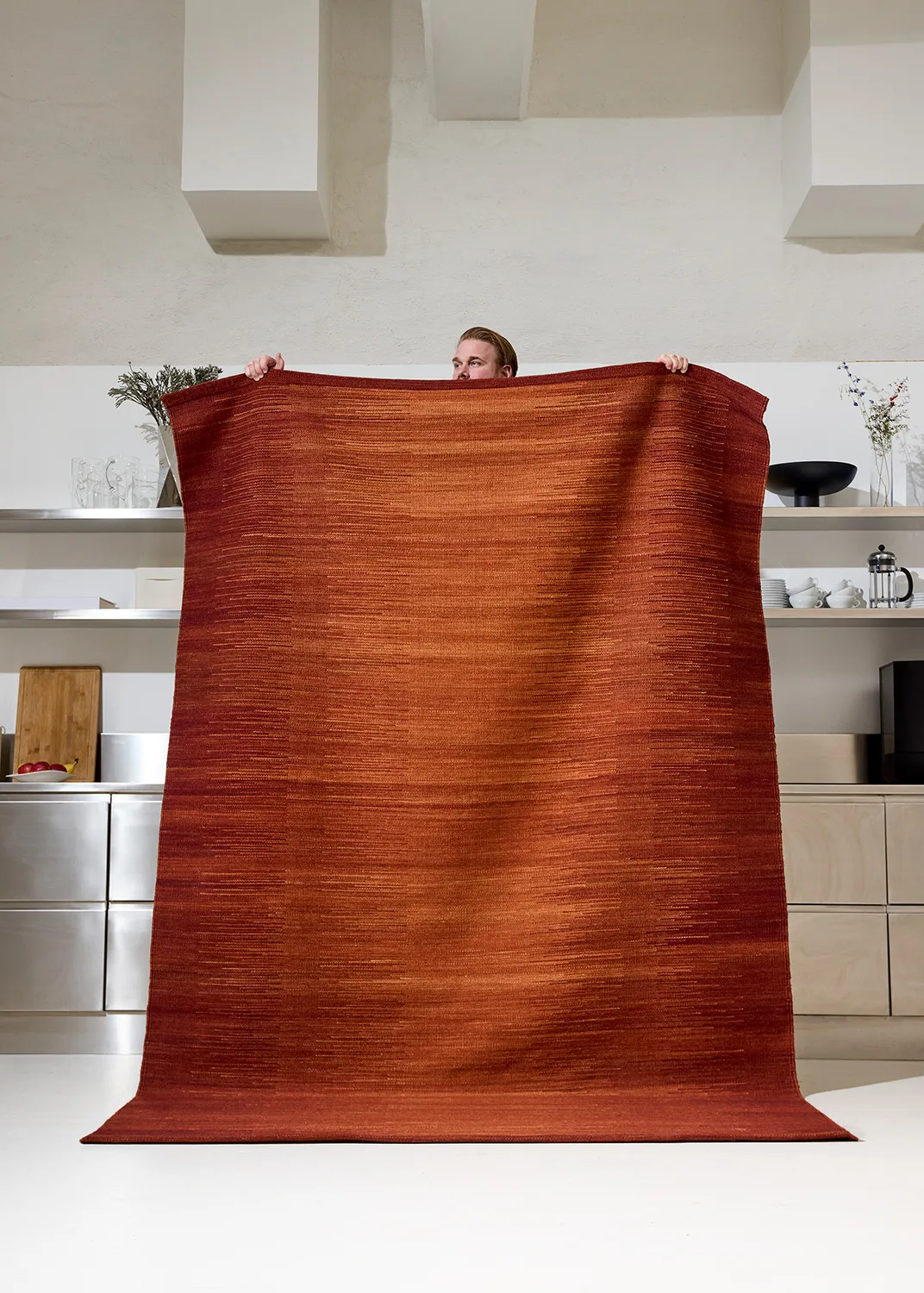 Tapti wool rug, Rust, 180x270 cm Chhatwal & Jonsson