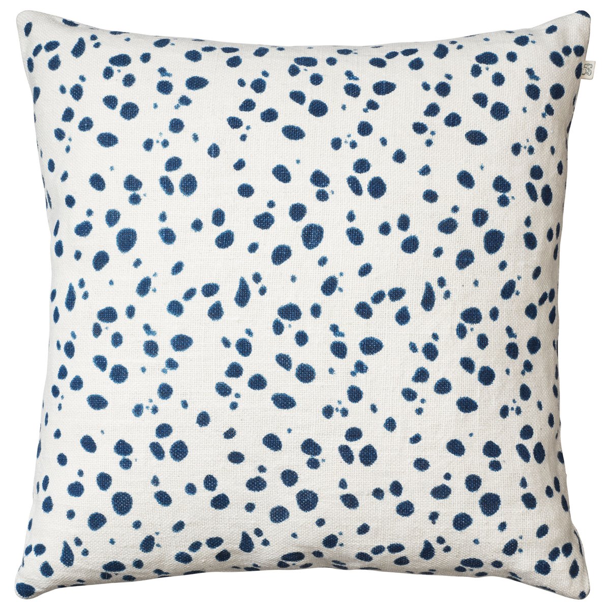 Chhatwal & Jonsson Tiger Dot cushion cover 50x50 cm White-blue