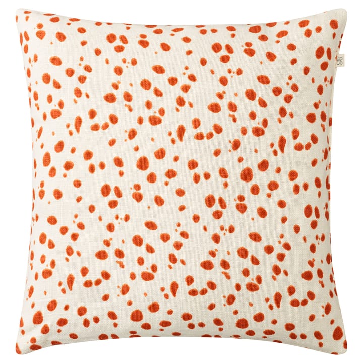 Tiger Dot cushion cover 50x50 cm - White-Jaffa orange - Chhatwal & Jonsson