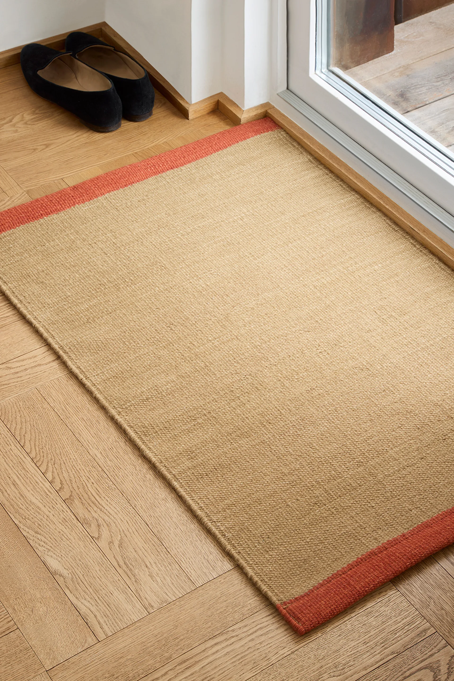 Traceable Tarun doormat 60x90 cm, Beige-Rust Chhatwal & Jonsson