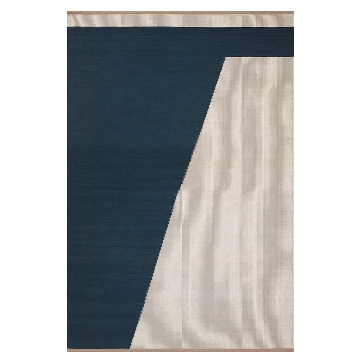 Una wool carpet 230x320 cm - dark blue-beige-off white - Chhatwal & Jonsson