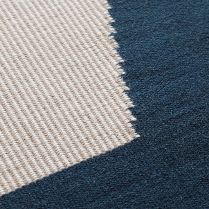 Una wool carpet 230x320 cm - dark blue-beige-off white - Chhatwal & Jonsson