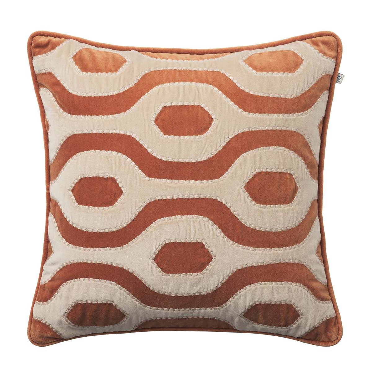 Chhatwal & Jonsson Varanasi cushion cover 50x50 cm Terracotta-tan
