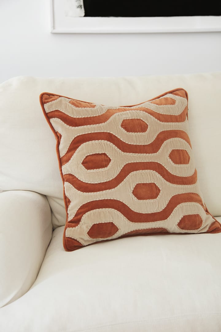Varanasi cushion cover 50x50 cm - Terracotta-tan - Chhatwal & Jonsson