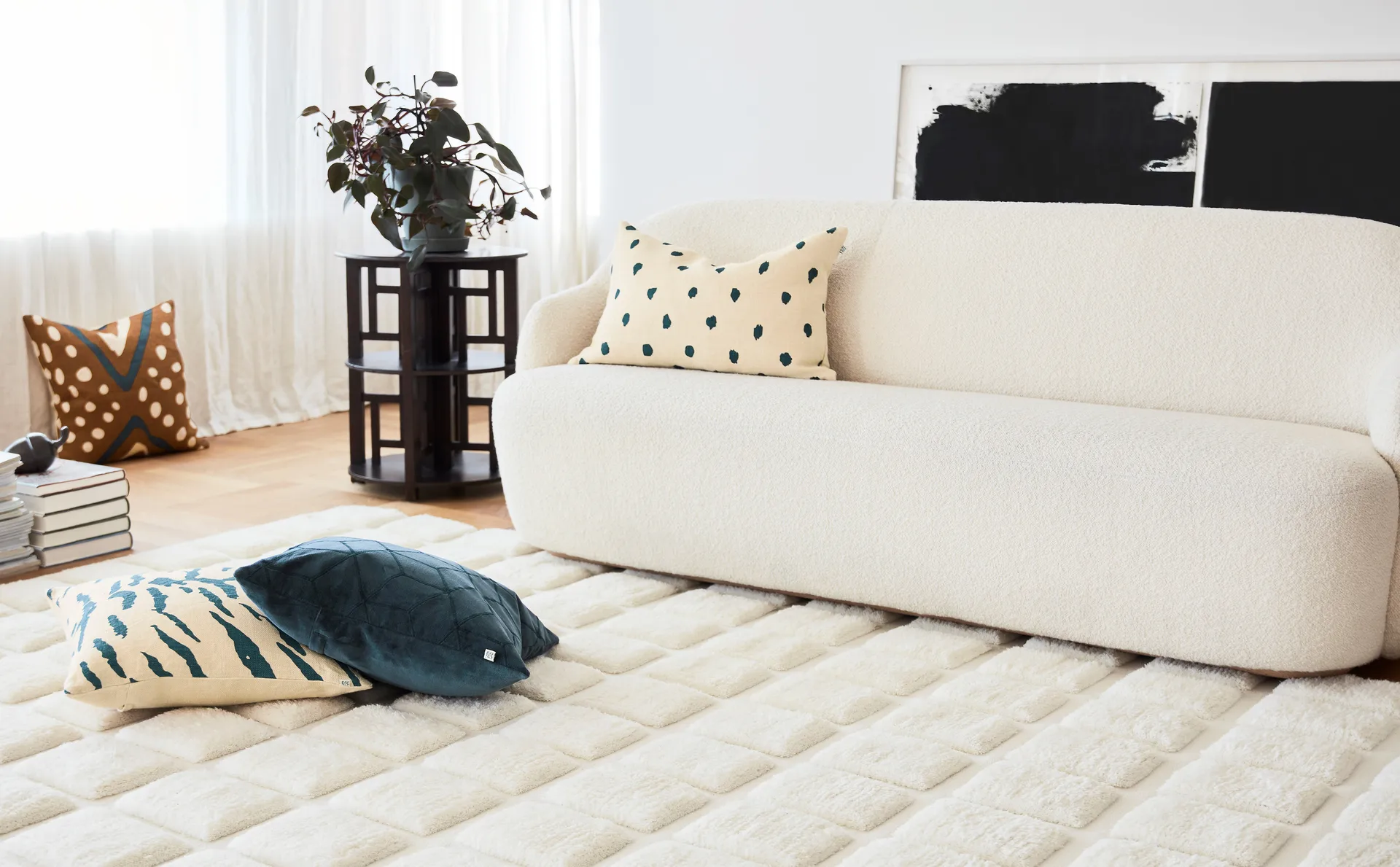 Veena pillowcase 50x50 cm, Palace blue Chhatwal & Jonsson