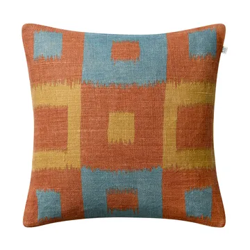Vicky cushion cover 50x50 cm - Apricot orange-heaven blue-khaki - Chhatwal & Jonsson