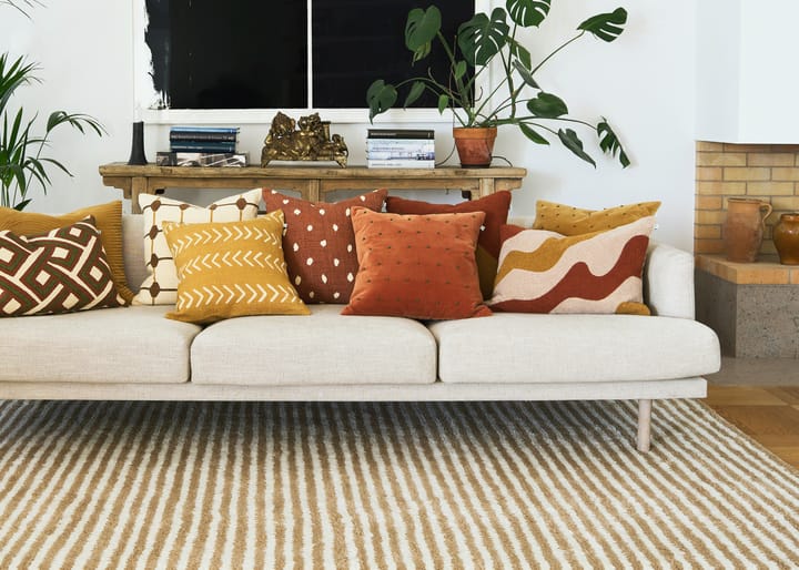 Yash reverse cushion cover 50x50 cm, Terracotta base Chhatwal & Jonsson