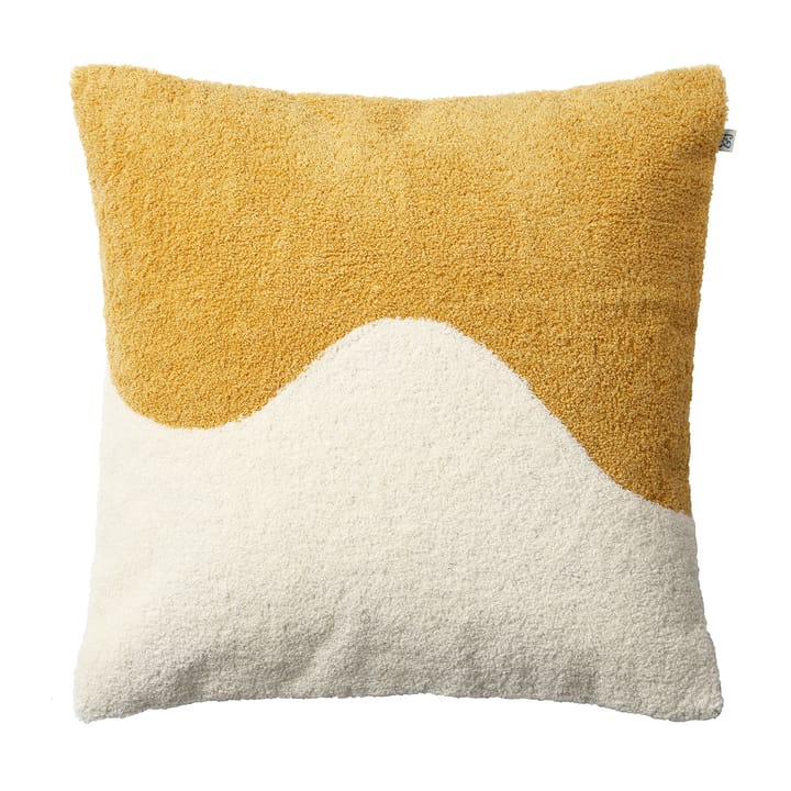 Yogi cushion cover 50x50 cm - Spicy yellow-off white - Chhatwal & Jonsson