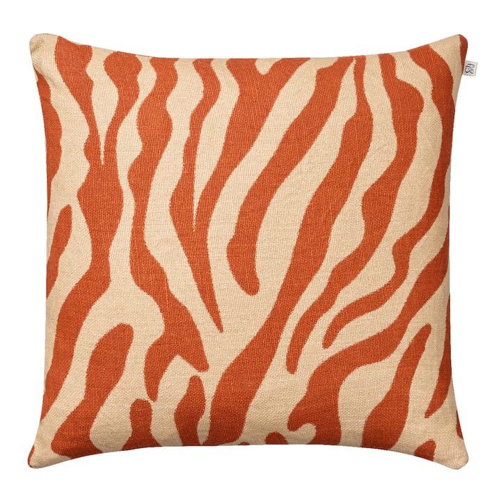 Zebra cushion cover 50x50 cm - Apricot orange - Chhatwal & Jonsson