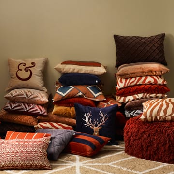 Zebra cushion cover 50x50 cm - Apricot orange - Chhatwal & Jonsson