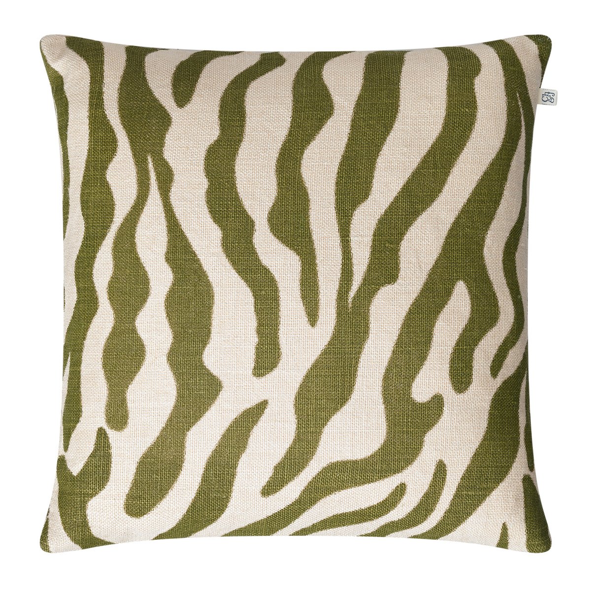 Chhatwal & Jonsson Zebra cushion cover 50x50 cm cactus green