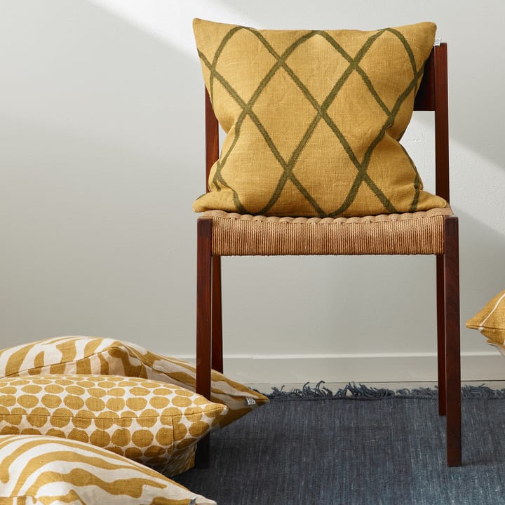 Zebra cushion cover 50x50 cm - Spicy yellow - Chhatwal & Jonsson