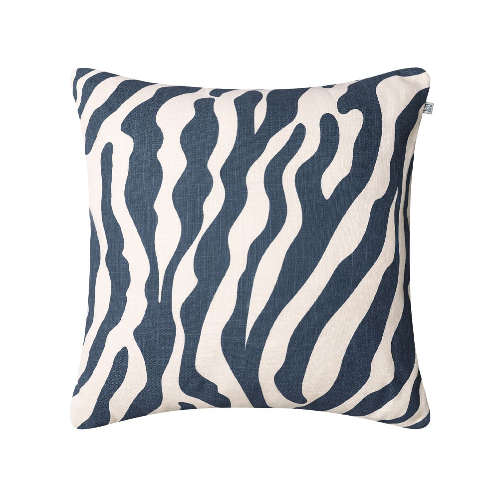 Chhatwal & Jonsson Zebra outdoor cushion 50x50 cm Blue/off white, 50 cm