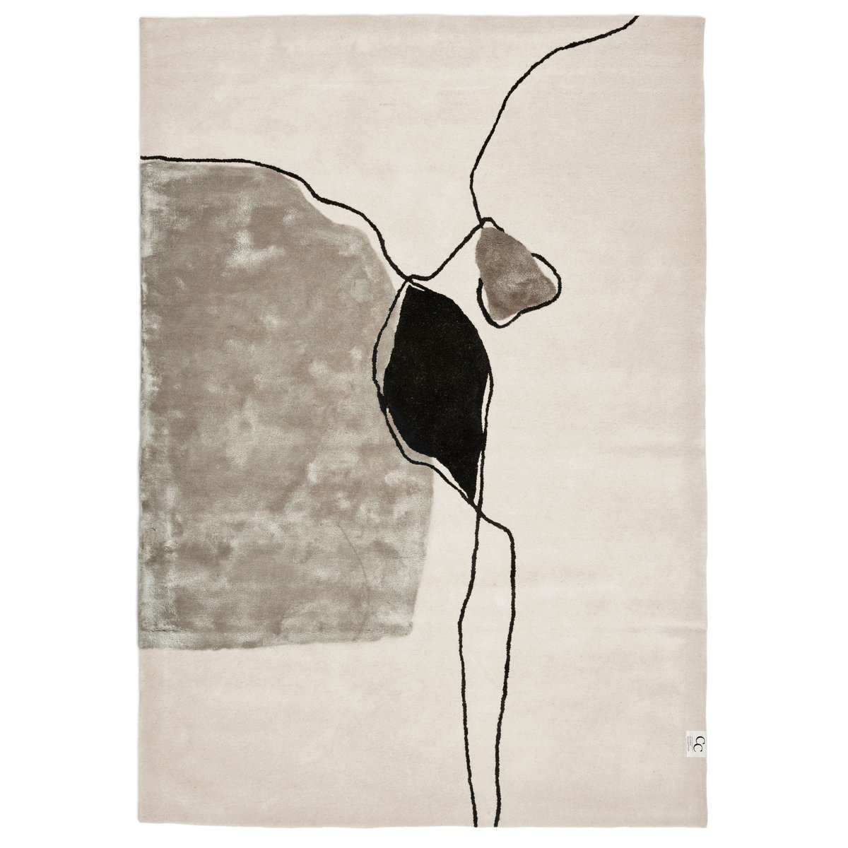 Classic Collection Abstract rug 170x230 cm Ivory