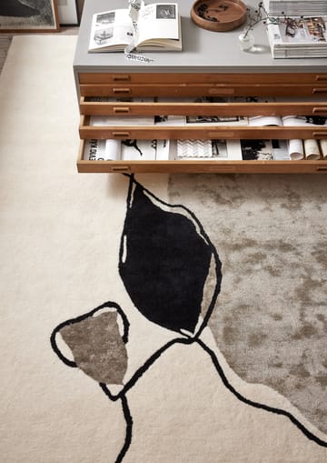 Abstract rug  250x350 cm - Ivory - Classic Collection