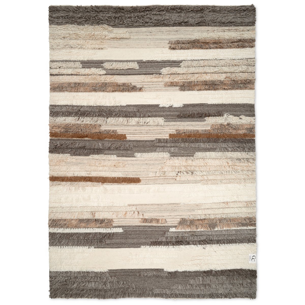 Classic Collection Agadir rug Nature, 250x350 cm | Scandinavian Design | Wool rugs | Beige