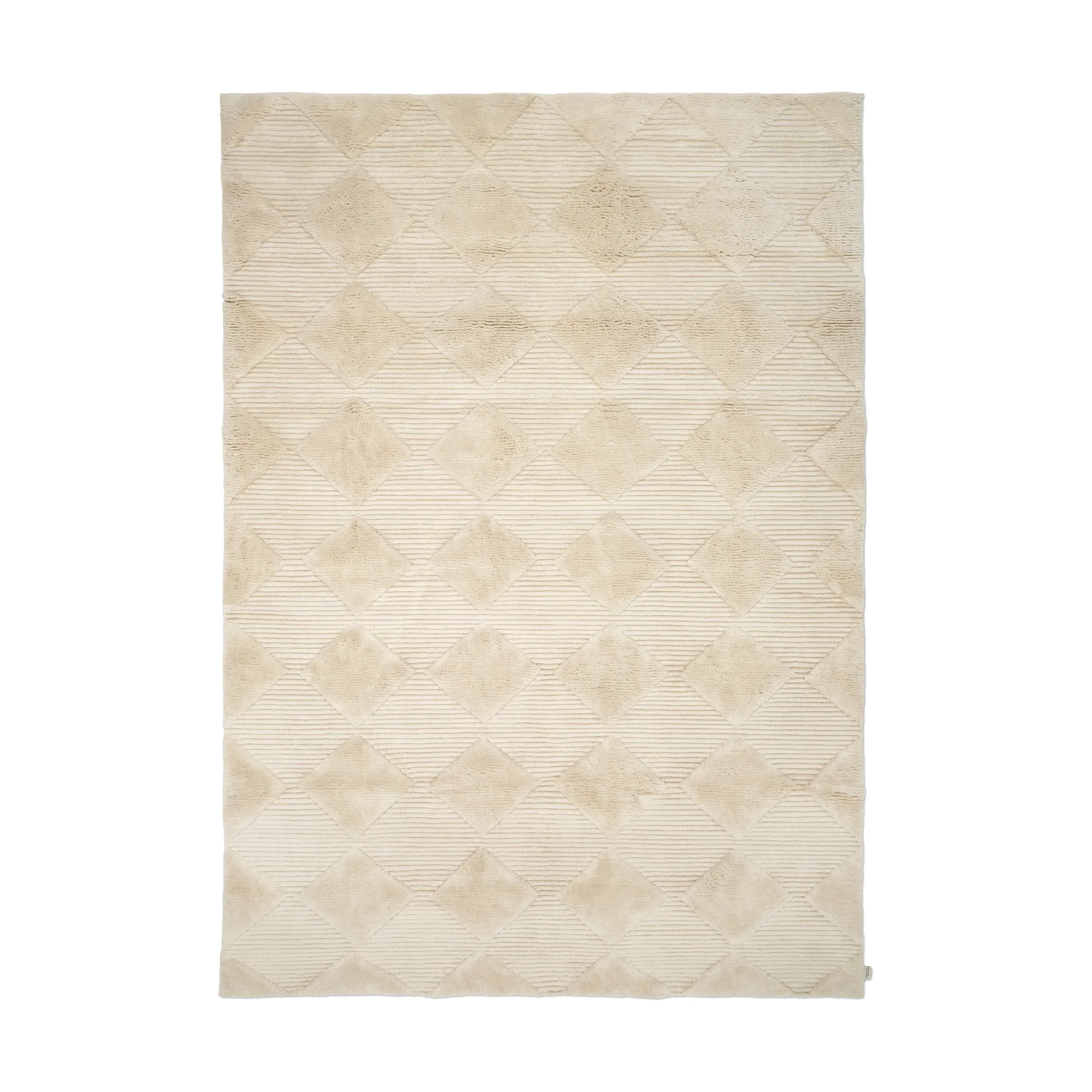 Berber rug, Ivory, 170x230 cm Classic Collection