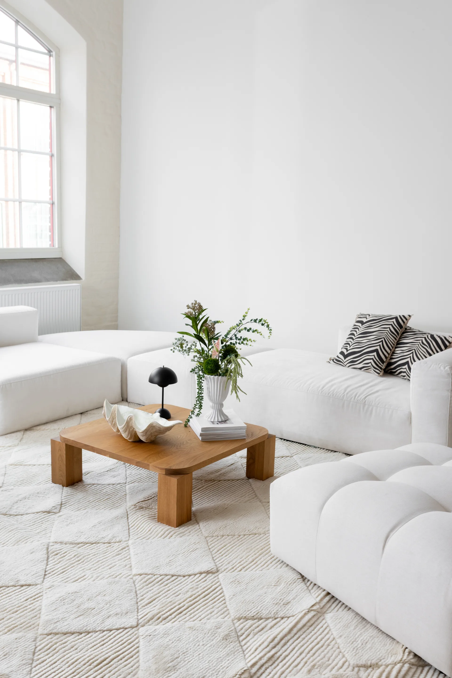 Berber rug, Ivory, 170x230 cm Classic Collection