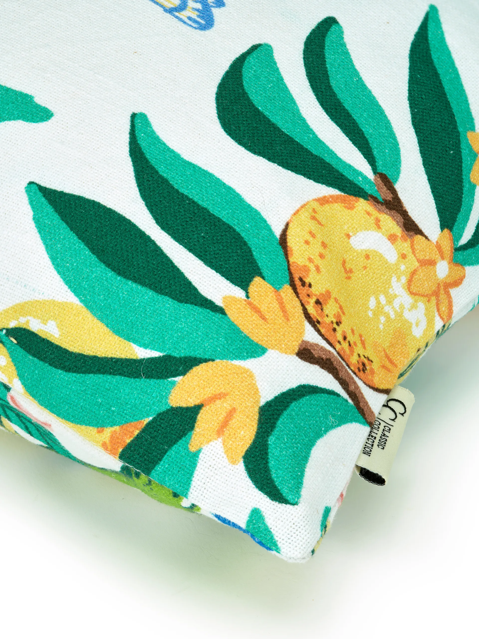 Botanical Orange cushion cover 50x50 cm, White Classic Collection