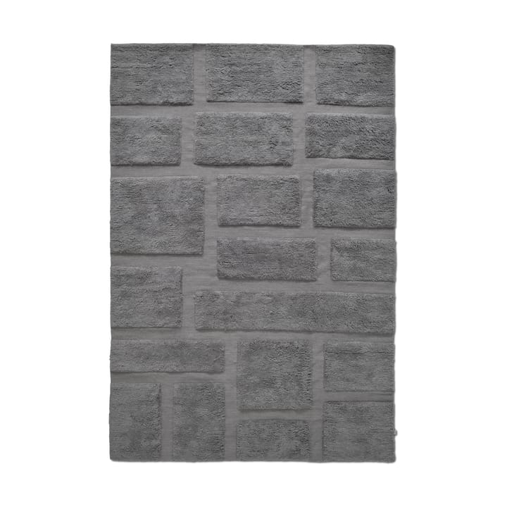 Bricks wool rug 250x350 cm - Grey - Classic Collection