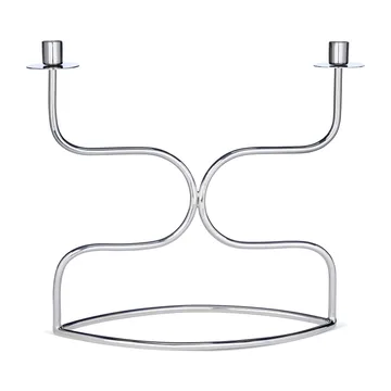 Candlesticks candelabra duet - Nickel-plated brass - Classic Collection