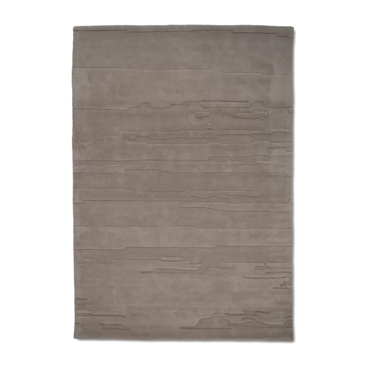 Carved wool rug 170x230 cm - Silver - Classic Collection
