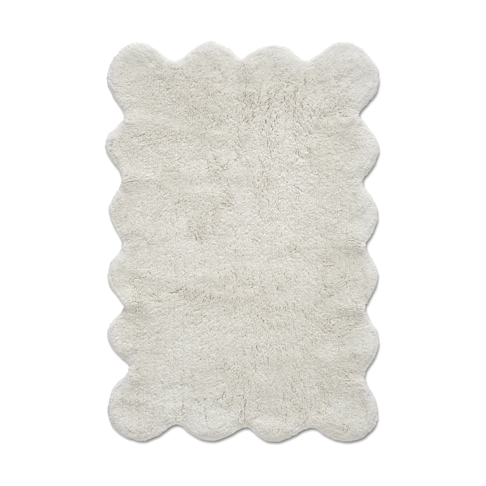 Clam bathroom mat 60x90 cm, White Classic Collection