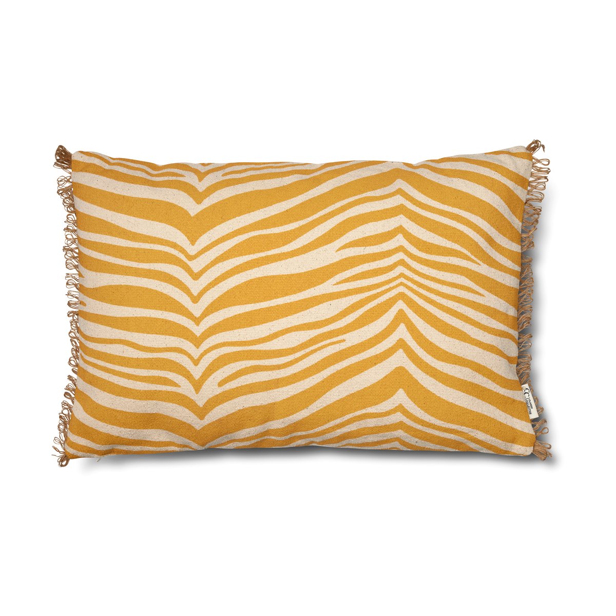 Classic Collection Zebra cushion 40x60 cm Yellow | Scandinavian Design | Cushions | Yellow