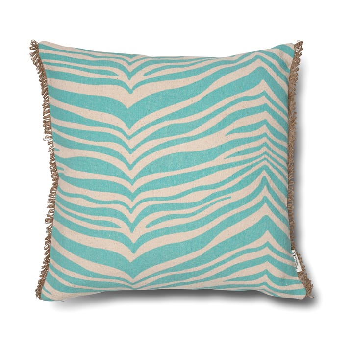 Classic Collection Zebra cushion 50x50 cm - Aqua - Classic Collection