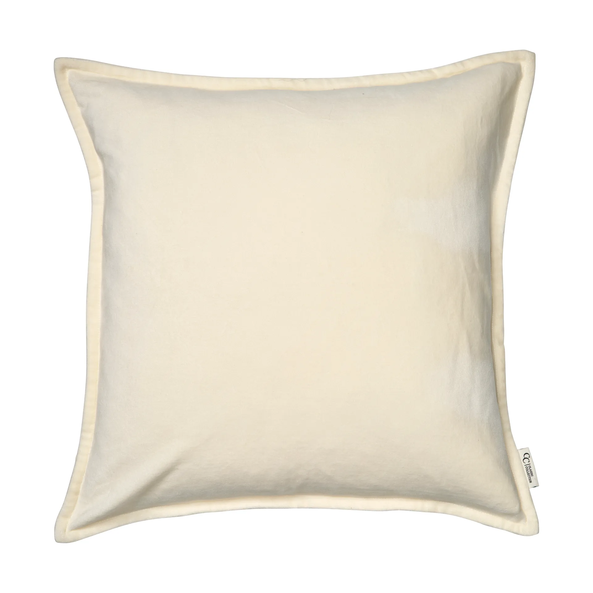 Classic Velvet cushion cover 50x50 cm, White Classic Collection