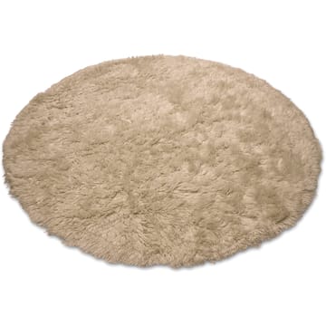 Cloudy wool carpet Ø160 cm - Beige - Classic Collection