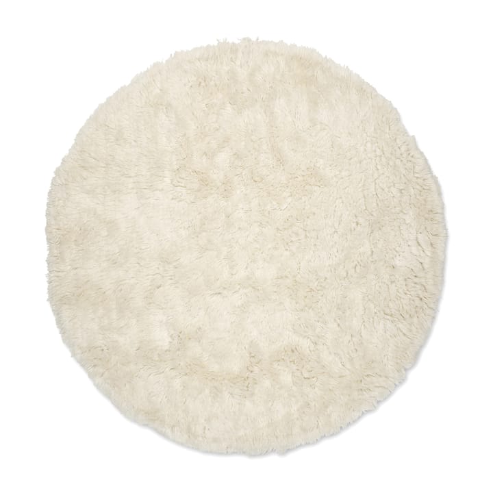 Cloudy wool carpet Ø160 cm - Natural white - Classic Collection
