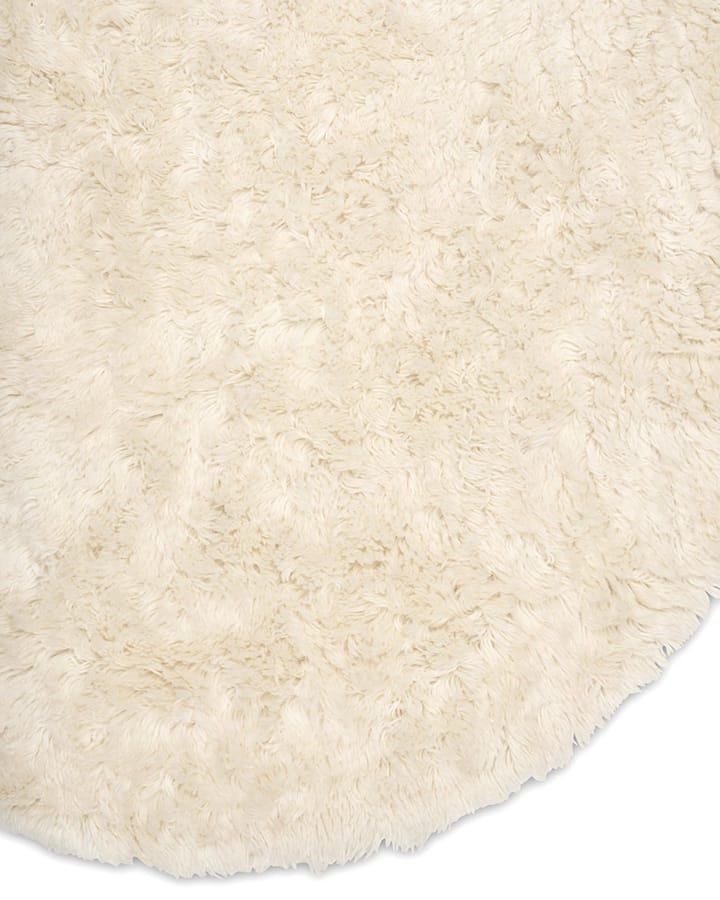 Cloudy wool carpet Ø160 cm - Natural white - Classic Collection