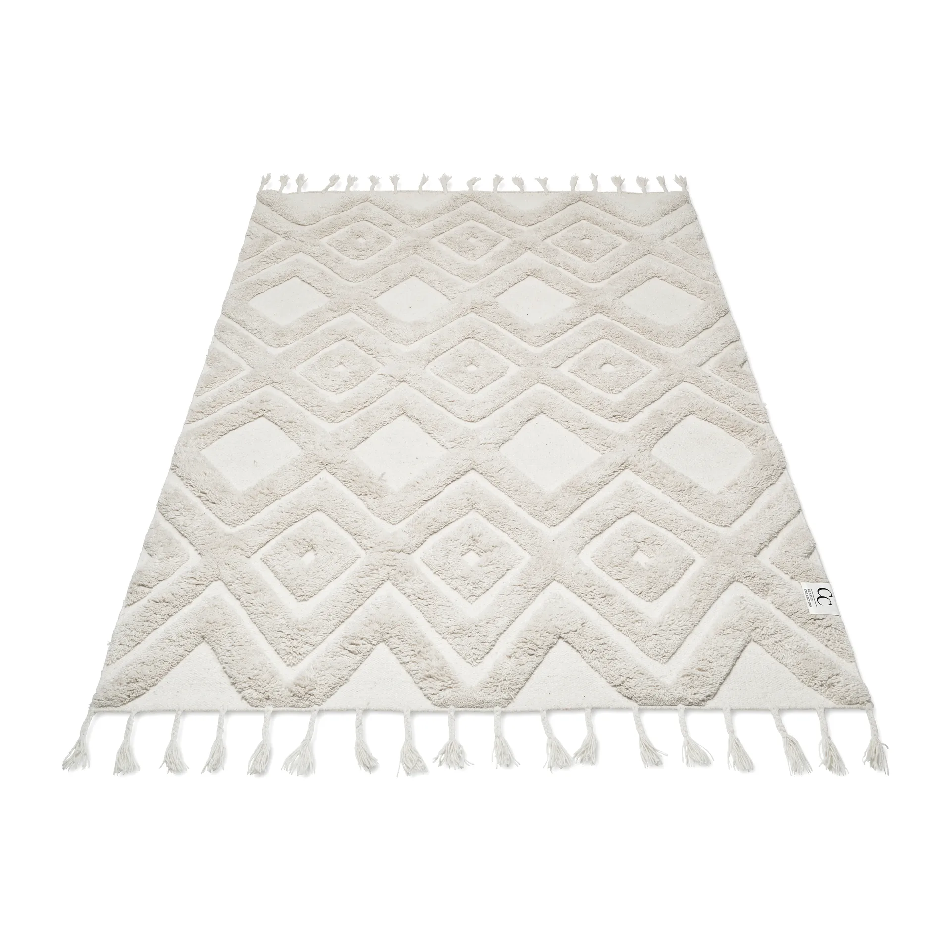 Copenhagen wool rug 170x230 cm, Ivory (white) Classic Collection