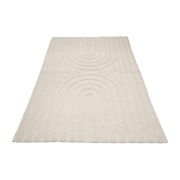 Curve wool rug 170x230 cm - Ivory - Classic Collection