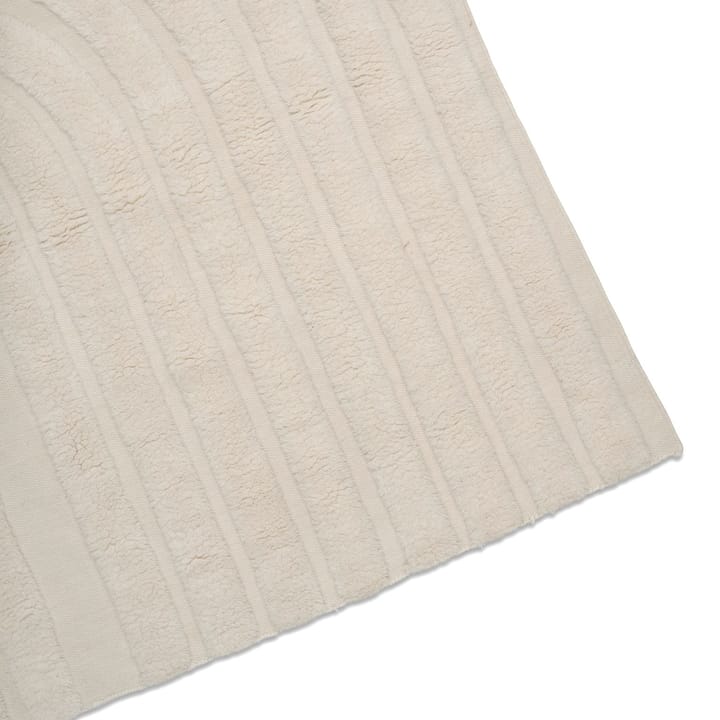 Curve wool rug 170x230 cm - Ivory - Classic Collection