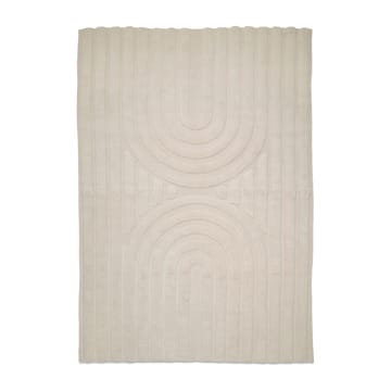 Curve wool rug 250x350 cm - Ivory - Classic Collection