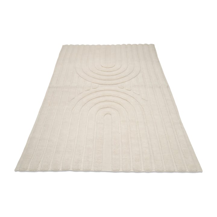 Curve wool rug 250x350 cm - Ivory - Classic Collection