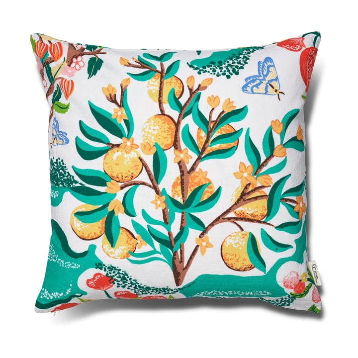 Cushion cover Botanical Orange 50x50 cm - White - Classic Collection