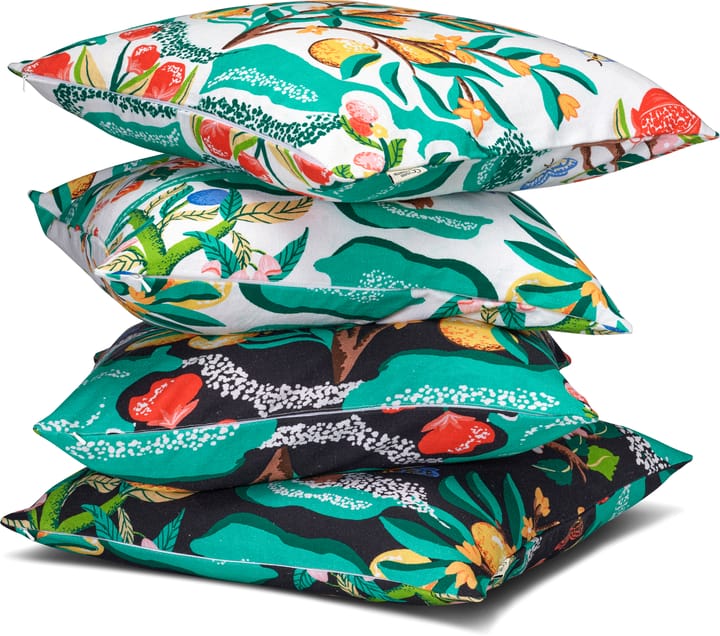 Cushion cover Botanical Orange 50x50 cm, White Classic Collection